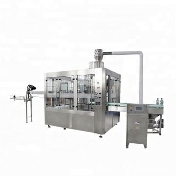 China Manufacuter Automático 3-1 Lavagem de enchimento e rotulagem Filler de líquido com tratamento de água